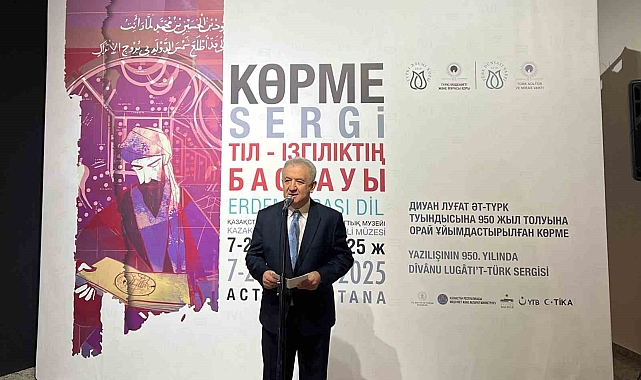 Astana'da Divan-u Lugati't Türk'ün yazılışının 950. yılına özel sergi açıldı