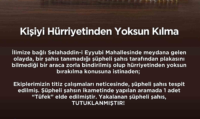 Bingöl&#039;de Kaçırma Girişimi ve Hırsızlık Olayları