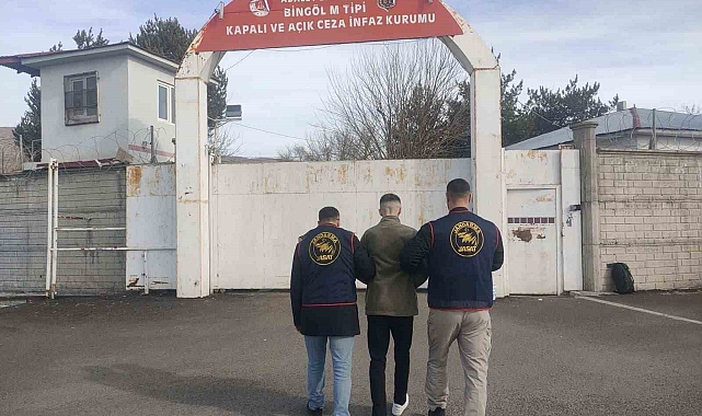 Bingöl&#039;de kesinleşmiş hapis cezası bulunan 1 zanlı tutuklandı