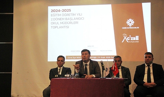 Cizre&#039;de okul müdürleriyle istişare toplantısı gerçekleştirildi
