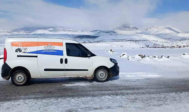 Damızlık Birliği personelini kar durdurmadı, hizmetler devam etti