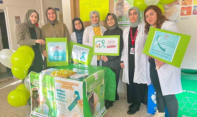 Elazığ&#039;da vatandaşlar serviks kanseri hakkında bilgilendirildi