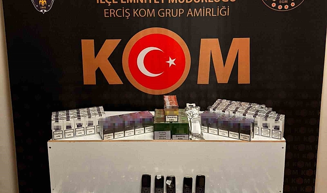 Erciş&#039;te kaçakçılık operasyonu