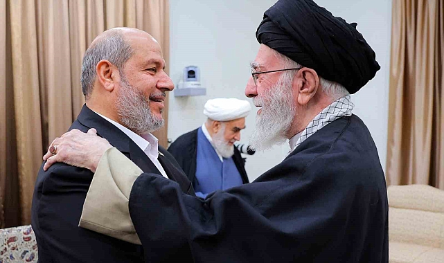 Hamaney, Hamas&#039;ın üst düzey isimleriyle görüştü