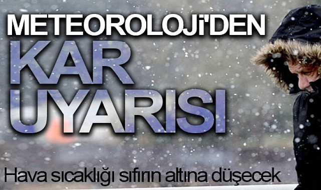 Iğdır&#039;da Kuvvetli Kar Yağışı Uyarısı!