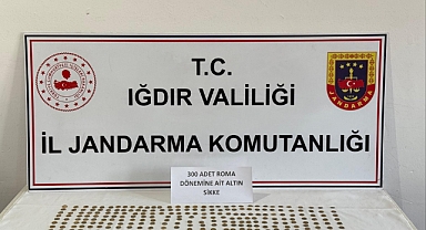 Iğdır'da Tarihi Eser Kaçakçılığı Operasyonu: 300 Altın Sikke Ele Geçirildi