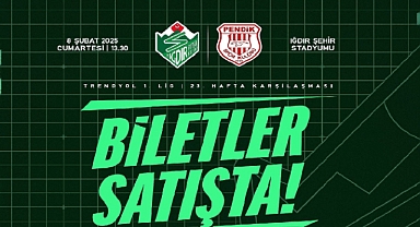 Iğdır FK - Pendikspor maçı biletleri satışa sunuldu
