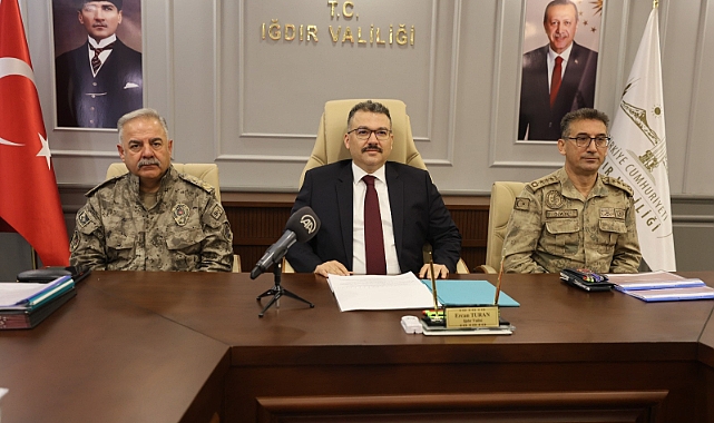 Iğdır Valisi Ercan Turan, Ocak Ayı Asayiş Verilerini Açıkladı