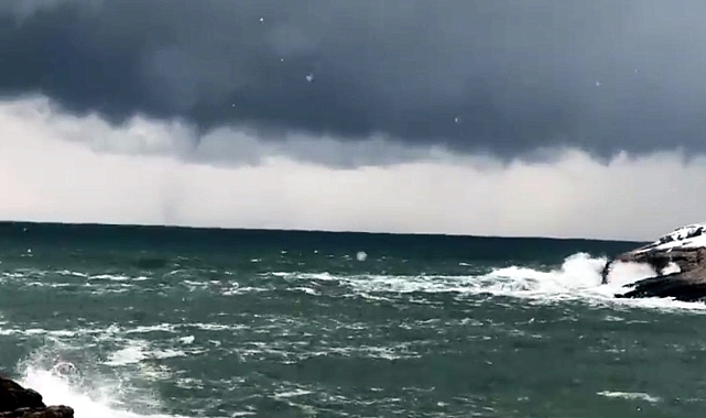Karadeniz&#039;de korkutan görüntü