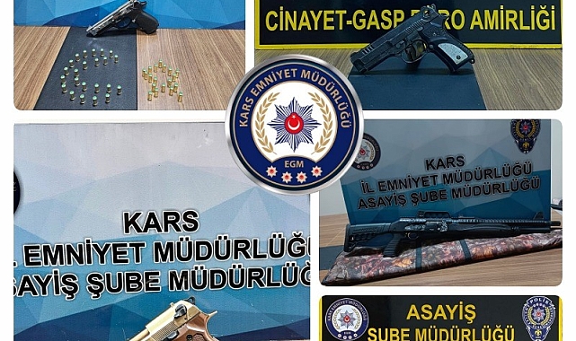 Kars Emniyeti&#039;nden Suç Odaklarına Darbe: Silahlar Ele Geçirildi, Fuhuş Çetesine Operasyon