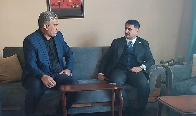 Kaymakam Aydın&#039;dan AK Parti Aralık İlçe Başkanı Şeyran&#039;a Geçmiş Olsun Ziyareti