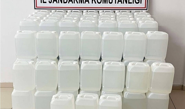 Niğde&#039;de Sahte Alkol Operasyonu: 470 Litre Etil Alkol Ele Geçirildi
