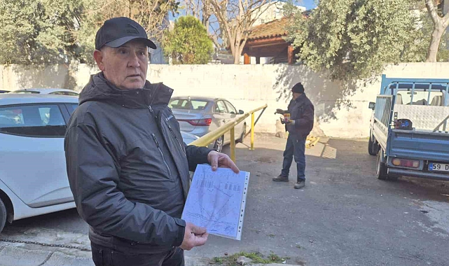 Ölçüm yapınca sokağın yarısı onun çıktı, demir bariyerle kapattı