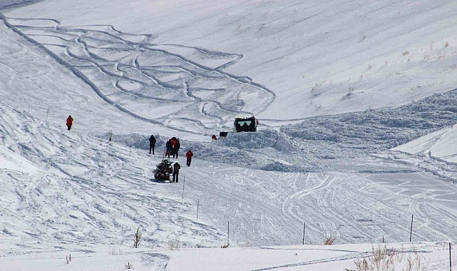 Palandöken&#039;de çığ düştü!