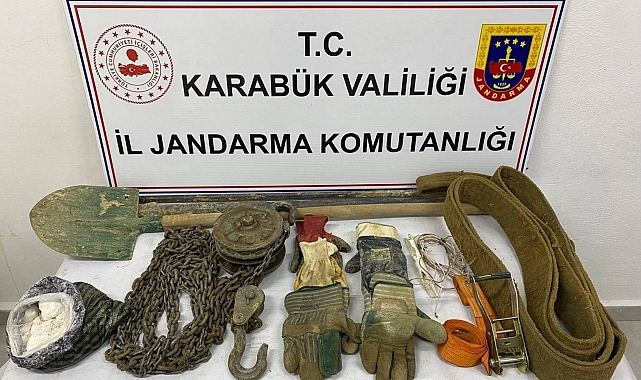 Safranbolu'da Kaçak Kazı Operasyonu: 3 Şüpheli Yakalandı