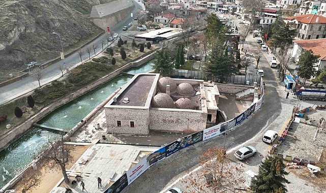Sille Hacı Ali Ağa Hamamı&#039;nın restorasyonu devam ediyor