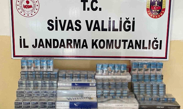 Sivas&#039;ta Jandarmadan Kaçak Sigara Operasyonu: Bir Ayda 2 Bin 510 Paket Ele Geçirildi