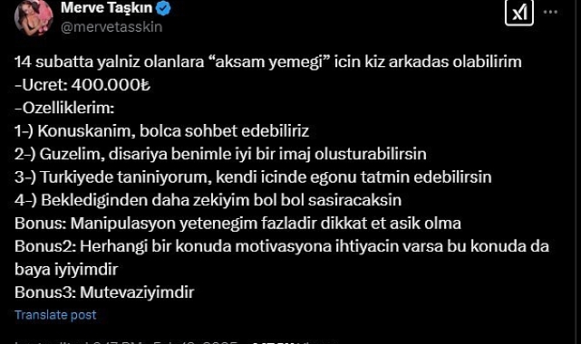 Sosyal medya fenomeni Merve Taşkın gözaltına alındı