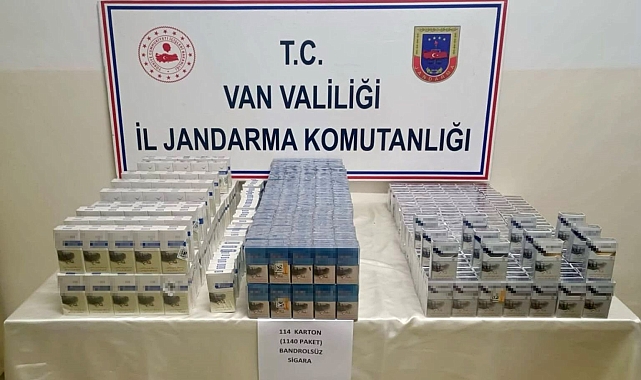 Van&#039;da Kaçak Sigara Operasyonu: 1340 Paket Sigara Ele Geçirildi