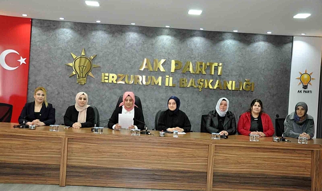 AK Parti Erzurum Kadın Kolları&#039;ndan 8 Mart Açıklaması: Kadın Haklarında Yapılan Düzenlemeler Vurgulandı