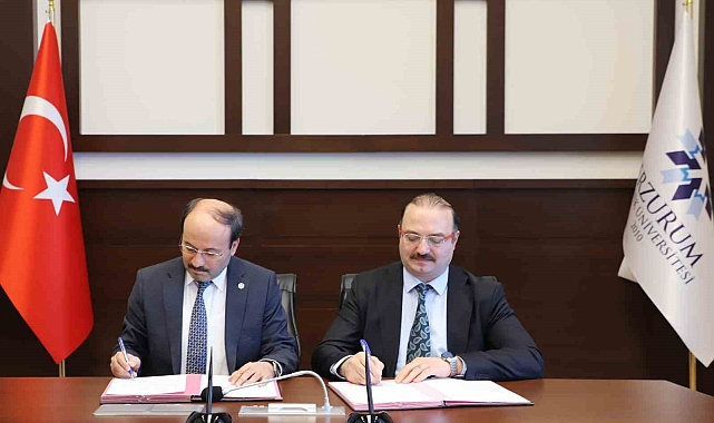 Atatürk Üniversitesi ve Erzurum Teknik Üniversitesi İş Birliği Protokolü İmzaladı