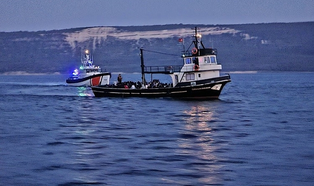 Çanakkale Açıklarında Göçmen Operasyonu: 109 Kaçak Göçmen Yakalandı