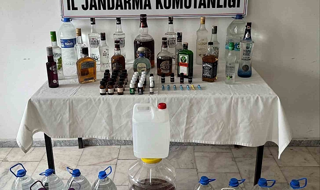 Didim&#039;de Sahte Alkol Operasyonu: 75 Litre El Yapımı Alkol Ele Geçirildi