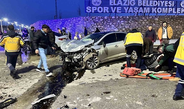 Elazığ&#039;da şubat ayında meydana gelen trafik kazalarında 142 kişi yaralandı