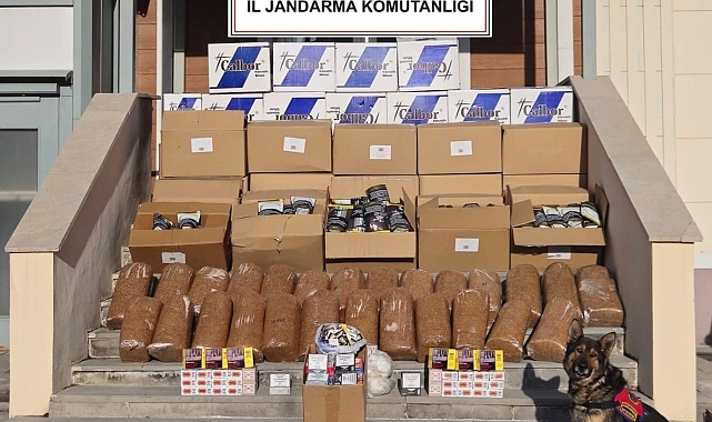 Erzurum&#039;da Kaçakçılık Operasyonu: Tütün Köpeği Zahir&#039;den Büyük Destek