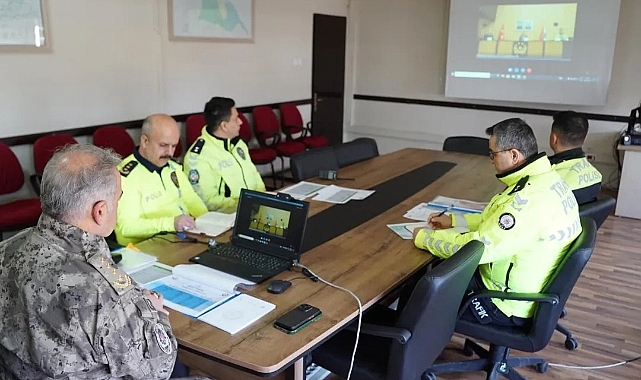 Iğdır Emniyet Müdürlüğü&#039;nden Motosiklet Denetimleri Eylem Planı Toplantısı