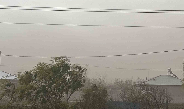 Iğdır’ı toz bulutu sardı, hayat felç oldu