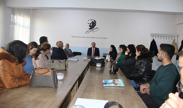 İl Milli Eğitim Müdürü Aziz Gün&#039;den Atatürk İlkokulu&#039;na Ziyaret