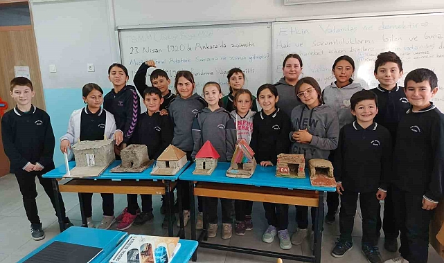 Manisa Selendi&#039;de Öğrencilerden Tarihe Yolculuk: Mezopotamya Maket Evleri Projesi