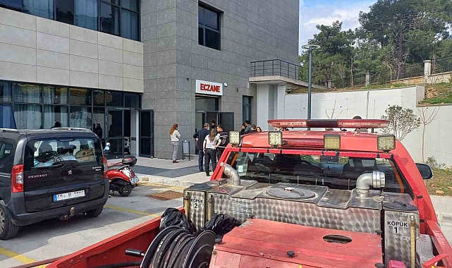 Marmaris Devlet Hastanesi&#039;nde Elektrik Kablosu Yangını: Hastalar Tahliye Edildi