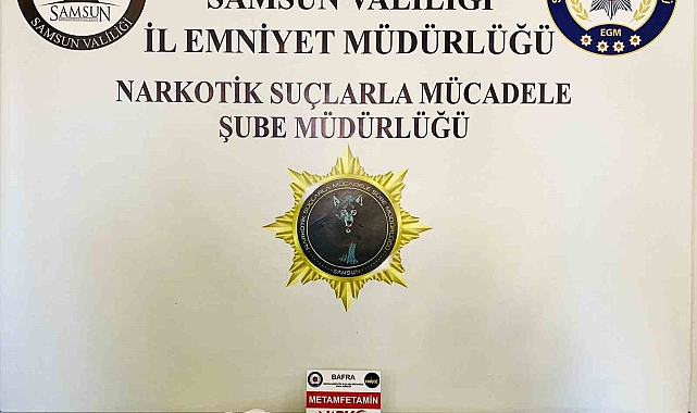 Samsun Bafra&#039;da Yaşlı Kadının Üzerinden Metamfetamin Çıktı