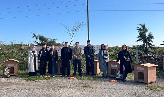 Sinop Üniversitesi Öğrencilerinden Örnek Davranış: Hayvan Barınağına Sıcak Yuva Bağışı