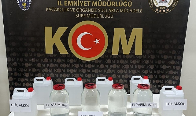 Sivas&#039;ta Kaçak İçki Operasyonu: 50 Litre Kaçak İçki Ele Geçirildi
