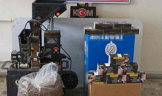 Tekirdağ&#039;da Kaçak Tütün Operasyonu: Makaron Dolum Makinesi ve Binlerce Kaçak Ürün Ele Geçirildi