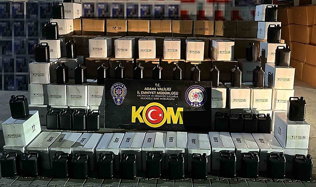 Adana Polisi Karnaval Öncesi Sahte İçki Operasyonu: 4 Ton 830 Litre Ele Geçirildi, 2 Tutuklama