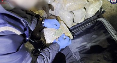 Batman'da otomobilde 39 kilo 400 gram skunk ele geçirildi