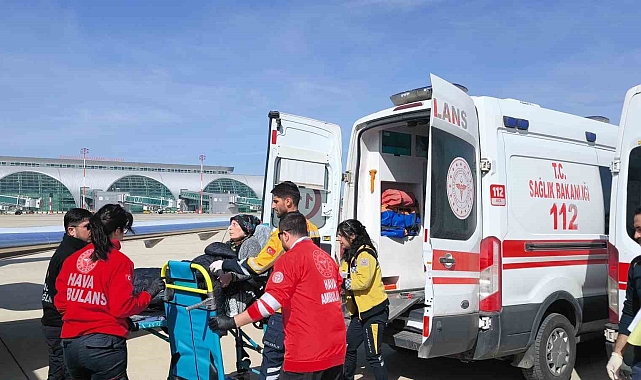 Bitlis&#039;ten Ankara&#039;ya Uçak Ambulansla Acil Sevk