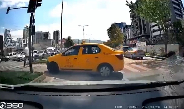 Bursa&#039;da Taksi Şoföründen Yaya Geçidi İhlali: &quot;Kısa Yol&quot; Tepki Çekti