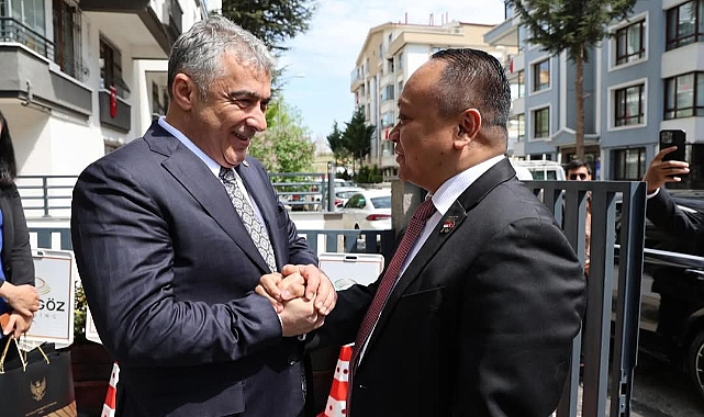 Endonezya Büyükelçisinden Cantürk Alagöz&#039;e anlamlı ziyaret