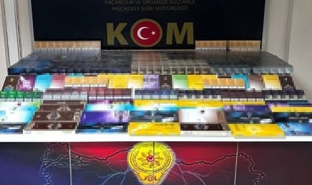 Erzincan&#039;da Yolcu Otobüsünde Kaçak Sigara Operasyonu