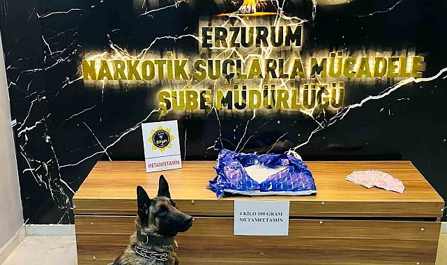 Erzurum&#039;da Narkotik Operasyonu: 9 Kilogram Uyuşturucu Ele Geçirildi, 3 Tutuklama
