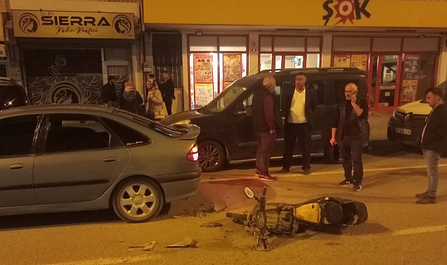 Iğdır&#039;da Trafik Kazası: Otomobil ve Motosiklet Çarpıştı