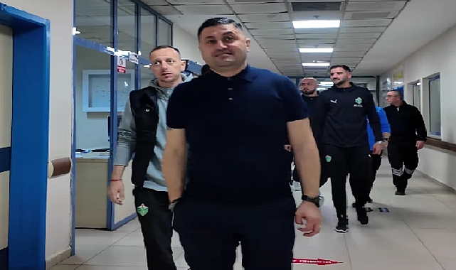 Iğdır FK&#039;dan Sakatlanan Serkan Asan&#039;a Geçmiş Olsun Ziyareti