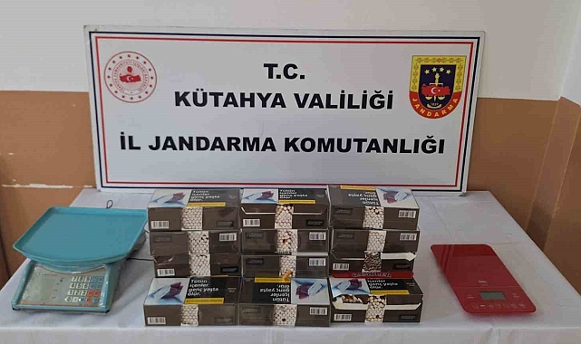 Kütahya Simav&#039;da Kaçak Sigara ve Makaron Operasyonu: 2 Şüpheli Hakkında Soruşturma