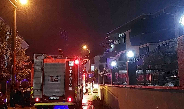 Sakarya Akyazı&#039;da Kombi Yangını Paniğe Neden Oldu