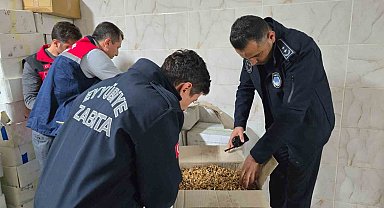 Şanlıurfa'da 11 ton kurtlanmış ceviz içi ele geçirildi